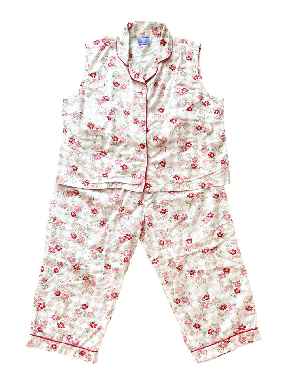 Pine Cone Hill Floral Cotton Pajama Set L
